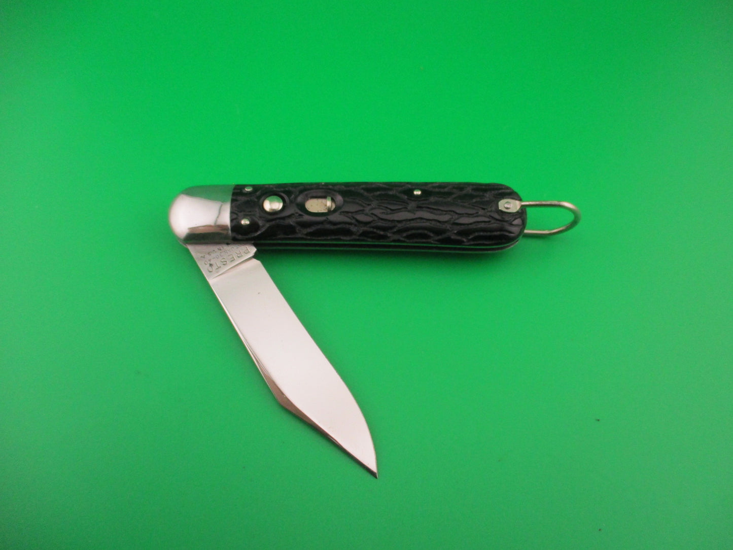PRESTO M2 Near Mint Military Vintage paratrooper jump knife black switchblade knife