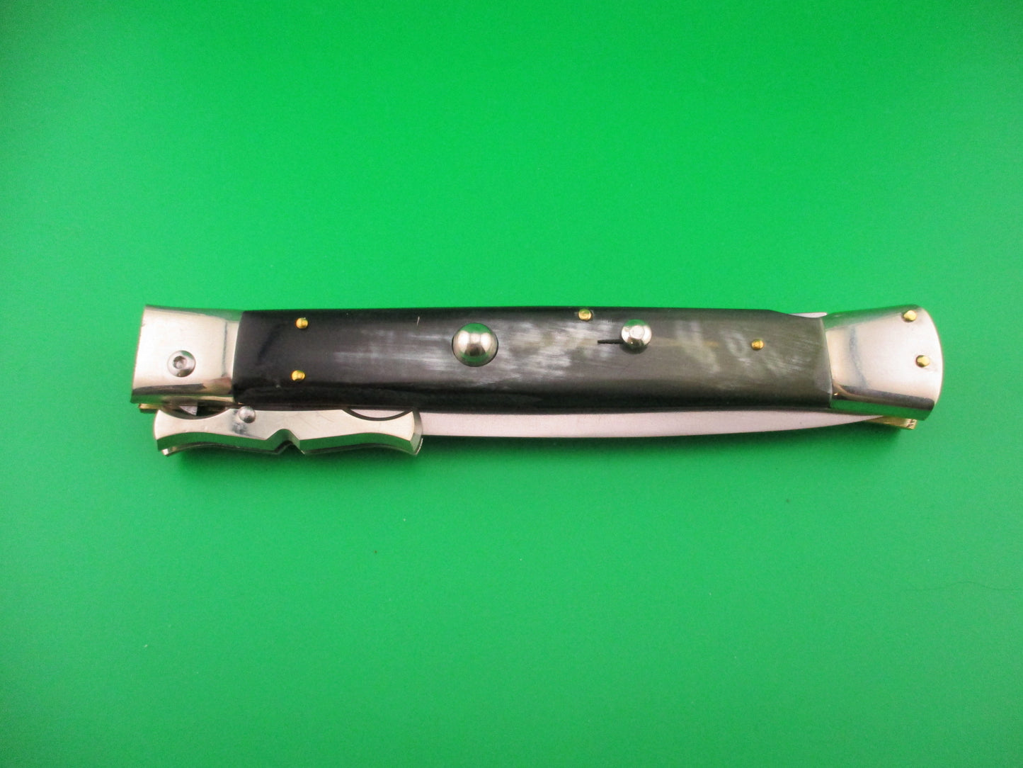 Renzo Pascotto 33cm Italian BATWING swing guard Dagger Horn Automatic knife