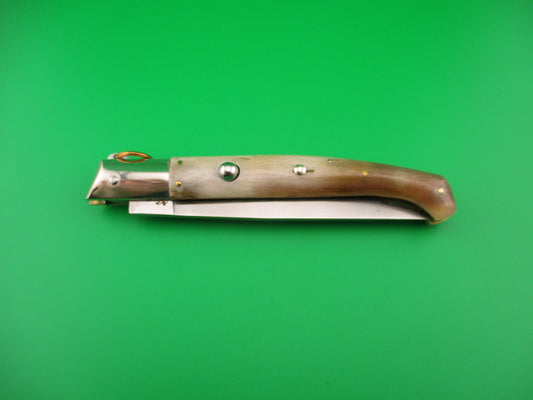 AROSA MANIAGO ITALY D.M. 27cm Italian Pattada Ring pull automatic knife