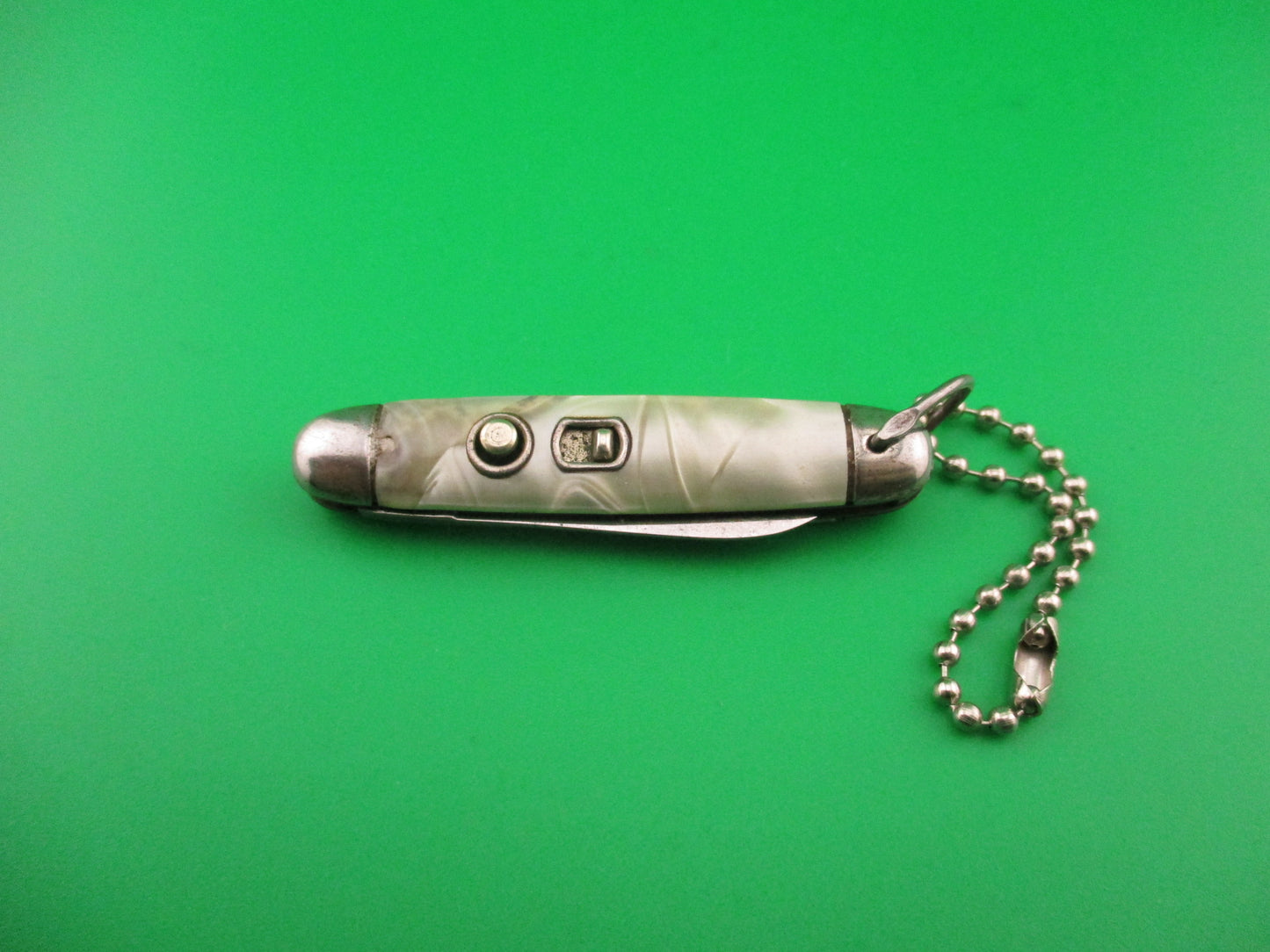 Imperial Jackomatic Jr JM96-PB Keychain Switchblade 1950s vintage automatic knife
