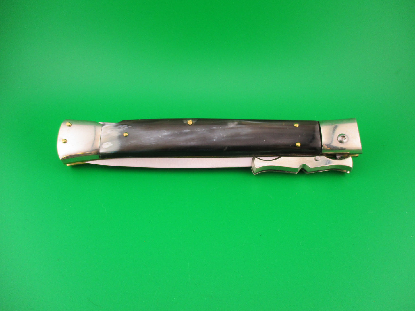 Renzo Pascotto 33cm Italian BATWING swing guard Dagger Horn Automatic knife