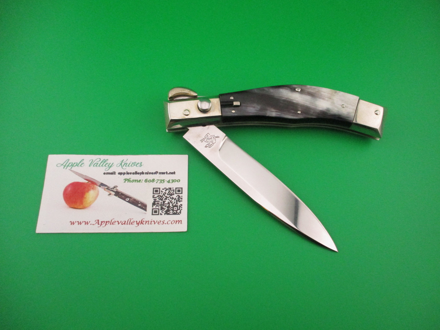 Lepre Maniago 25cm Skunk Horn picklock automatic knife