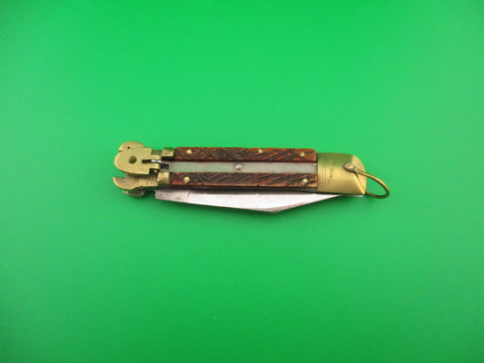 Springer 20cm Japanese Shell Puller Lever Bone & Brass vintage automatic knife