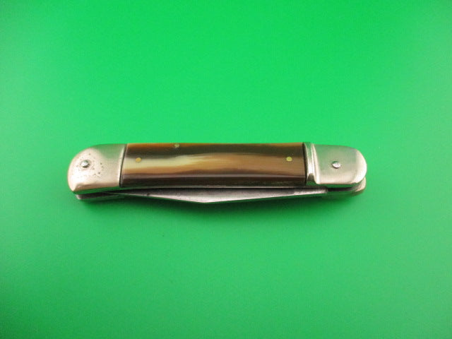 CCC GERMANY 10cm German Lever Caramel & Cream Horn Vintage automatic knife