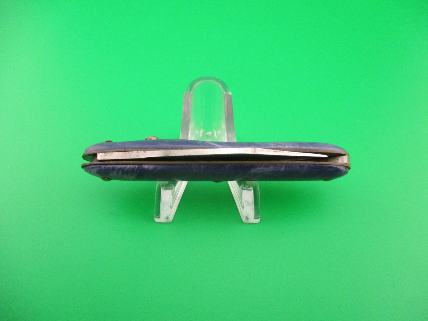 Edgemaster #108 Cigar Jack 1950s Vintage Purple swirl switchblade knife