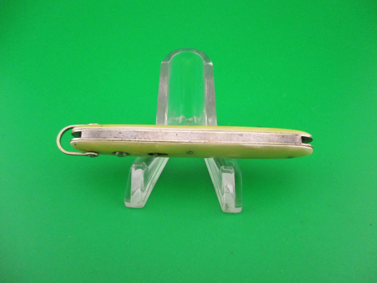 Schrade Cut Co small double Marine Pearl C.Muzzi & Co switchblade knife