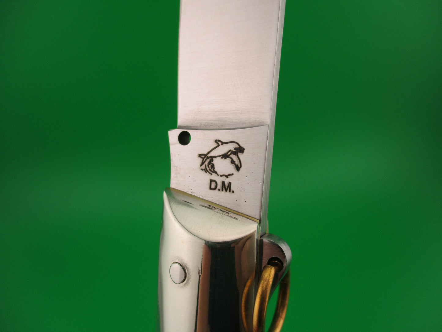 AROSA MANIAGO ITALY D.M. 27cm Italian Pattada Ring pull automatic knife