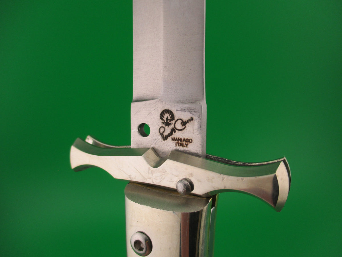Renzo Pascotto 33cm Italian BATWING swing guard Dagger Horn Automatic knife