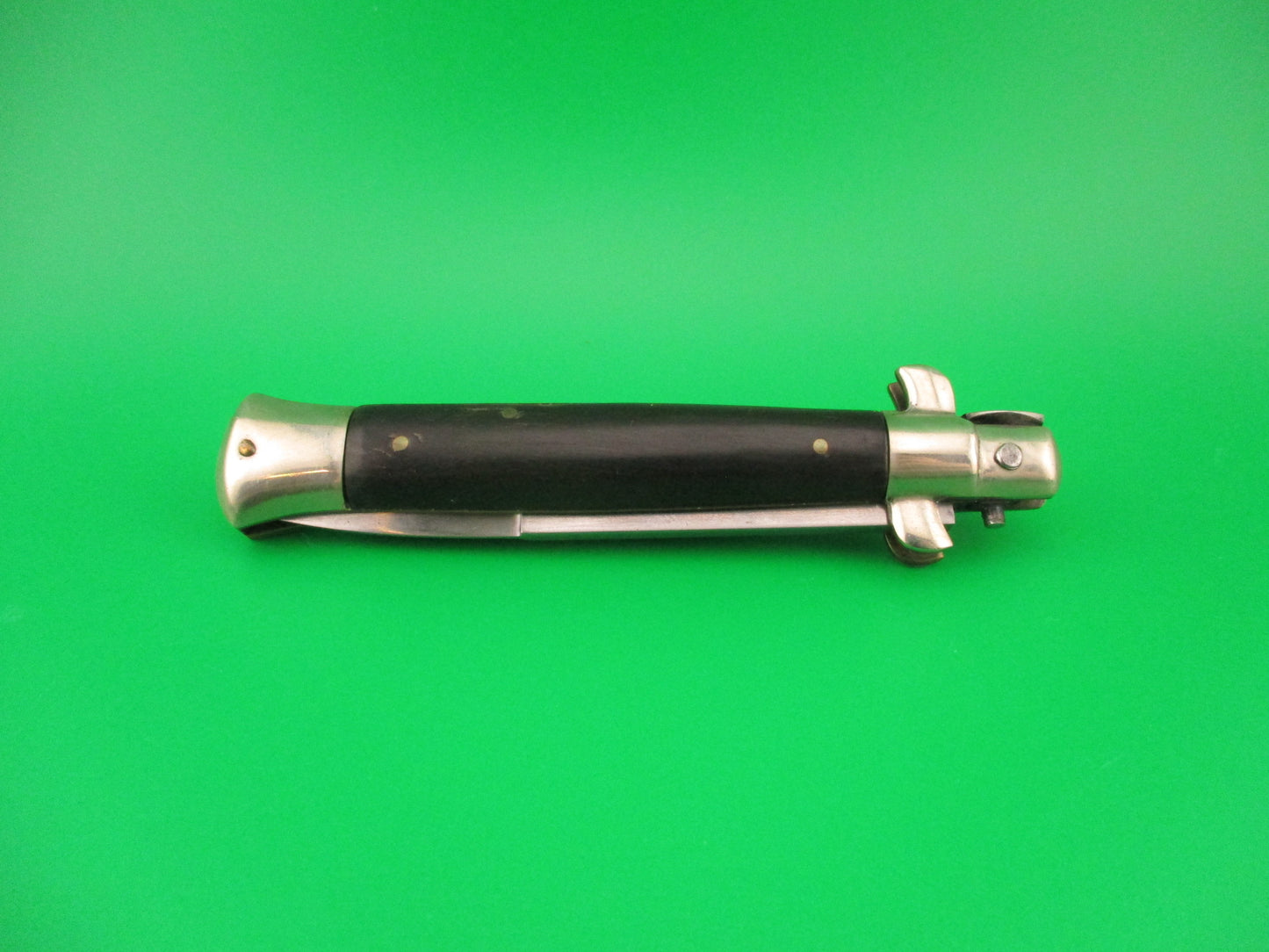 EIG CUTLERY ITALY Box stamp 21cm Italian 1950s Picklock Bayonet Vintage automatic knife