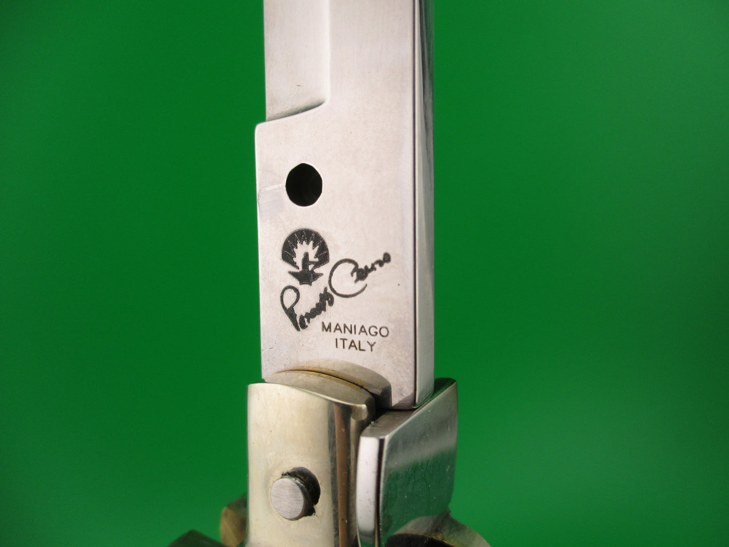 RENZO PASCOTTO 30cm Italian Picklock Wasp Body MOP 5mm back spring switchblade