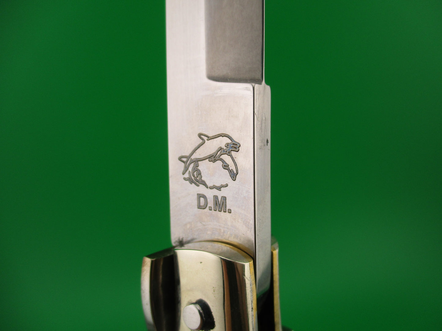RENZO PASCOTTO 30cm Italian Picklock Wasp Body MOP 5mm back spring switchblade