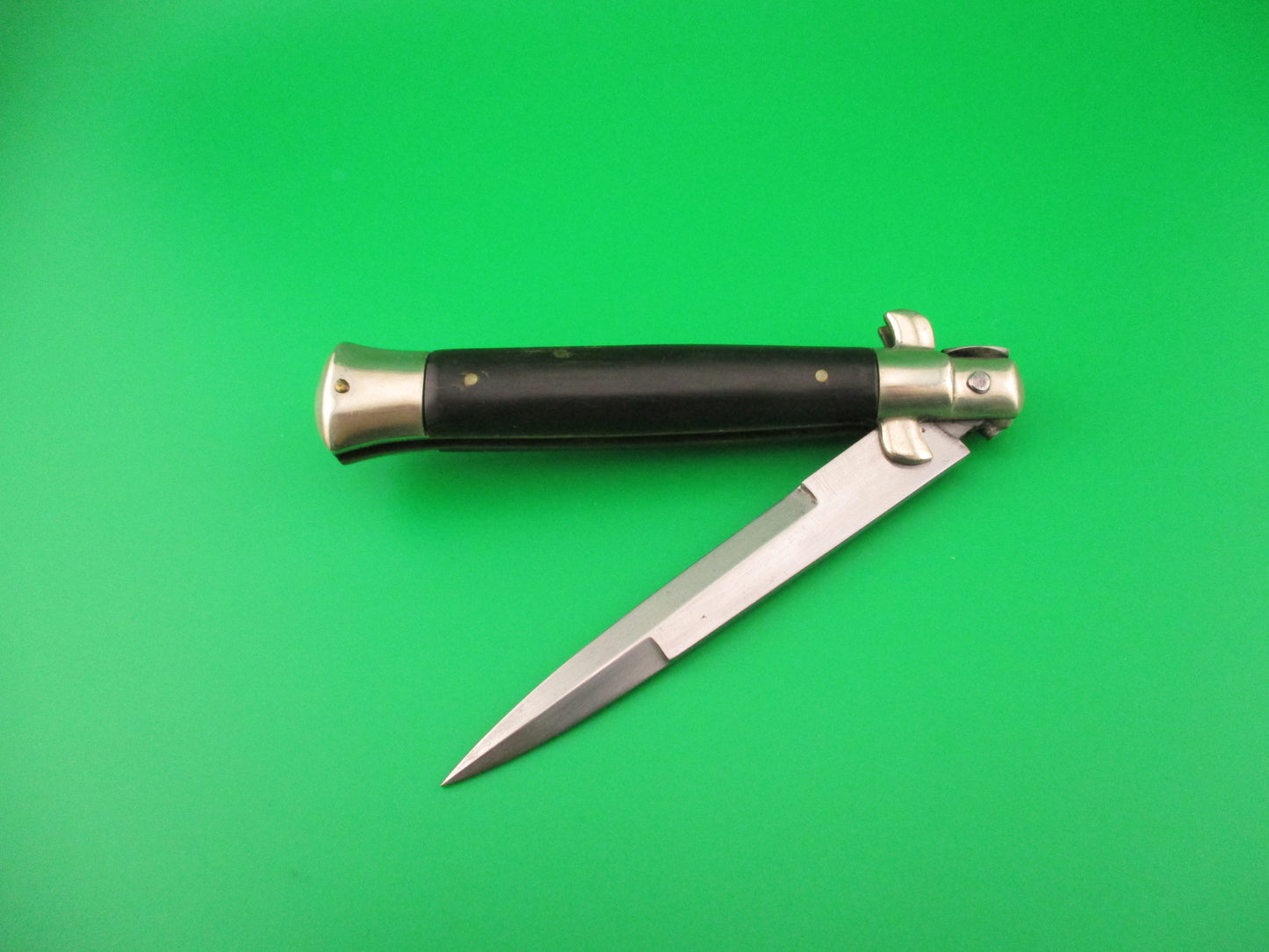EIG CUTLERY ITALY Box stamp 21cm Italian 1950s Picklock Bayonet Vintage automatic knife