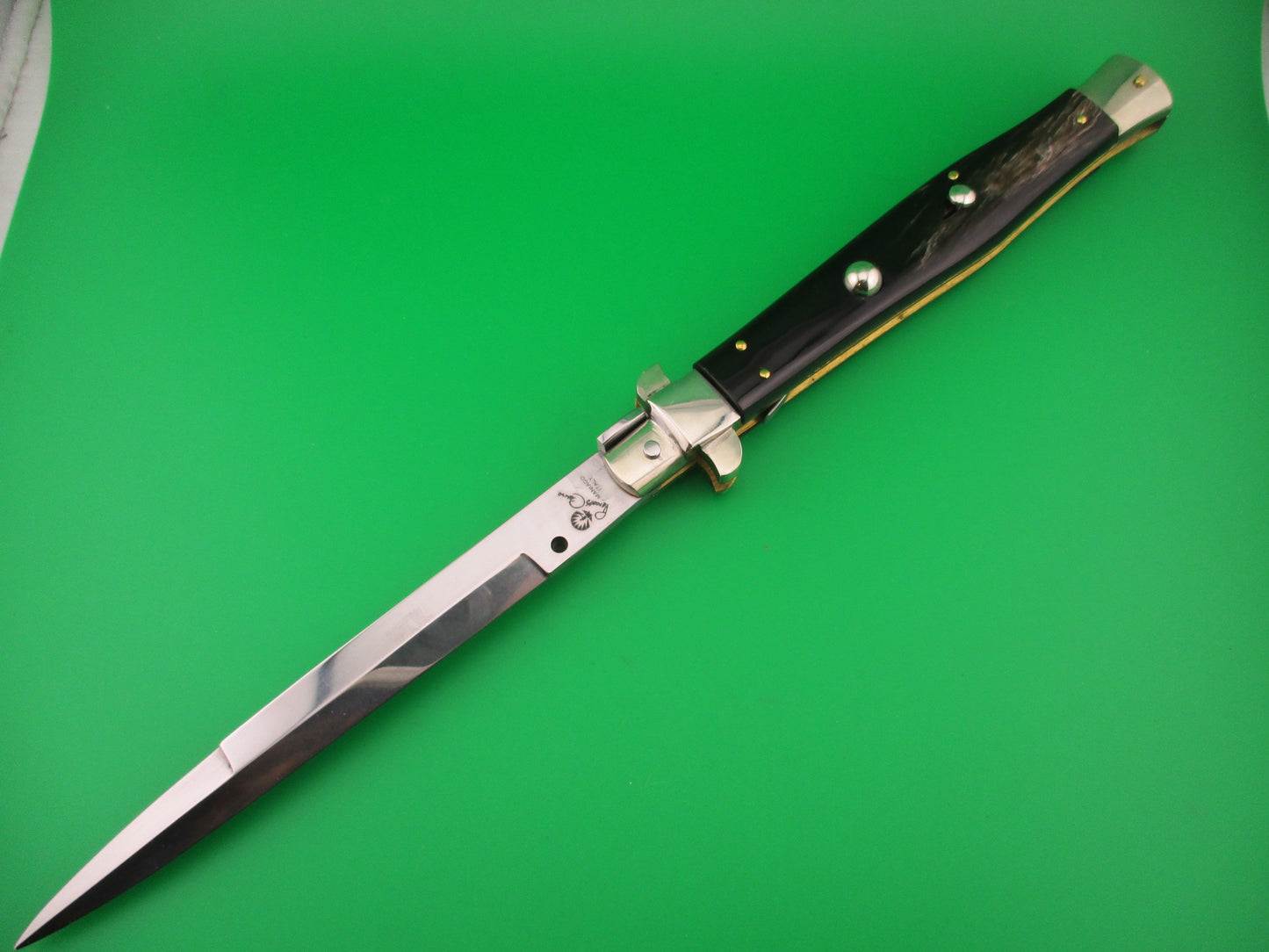 RENZO PASCOTTO Maniago Italy 35cm Italian Flatguard Picklock Wasp switchblade knife