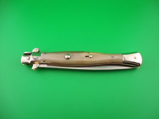DM A.Rosa MANIAGO ITALY 33cm Italian Picklock Wasp Body Honey horn automatic knife