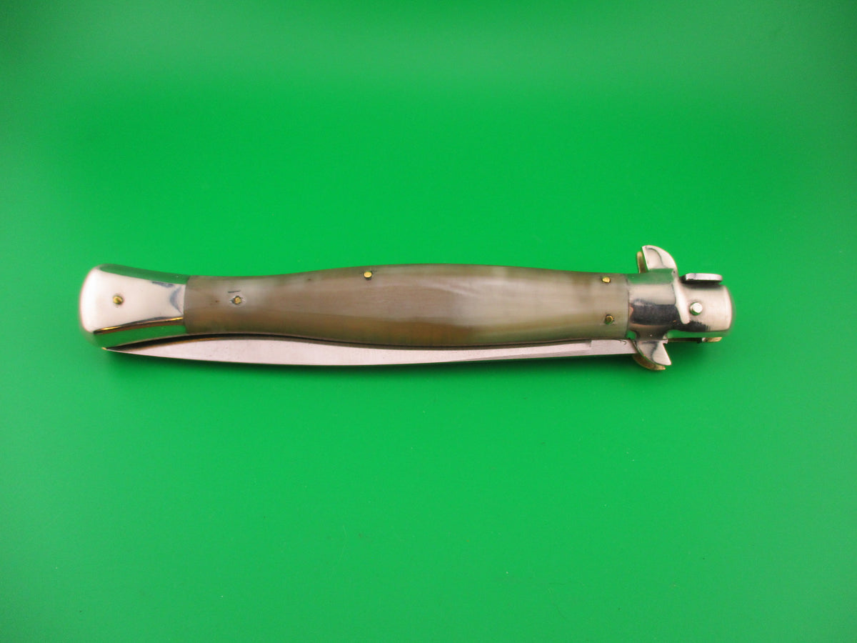 DM A.Rosa MANIAGO ITALY 33cm Italian Picklock Wasp Body Honey horn automatic knife