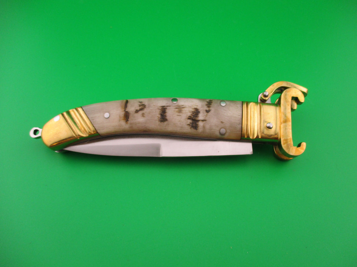 Scarperia Tonerini Style Custom 23cm Ram's horn Fulcrum Shell puller automatic