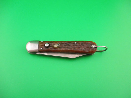 PRESTO M2 Bone WWII 1940s Geo Schrade vintage Paratrooper automatic knife
