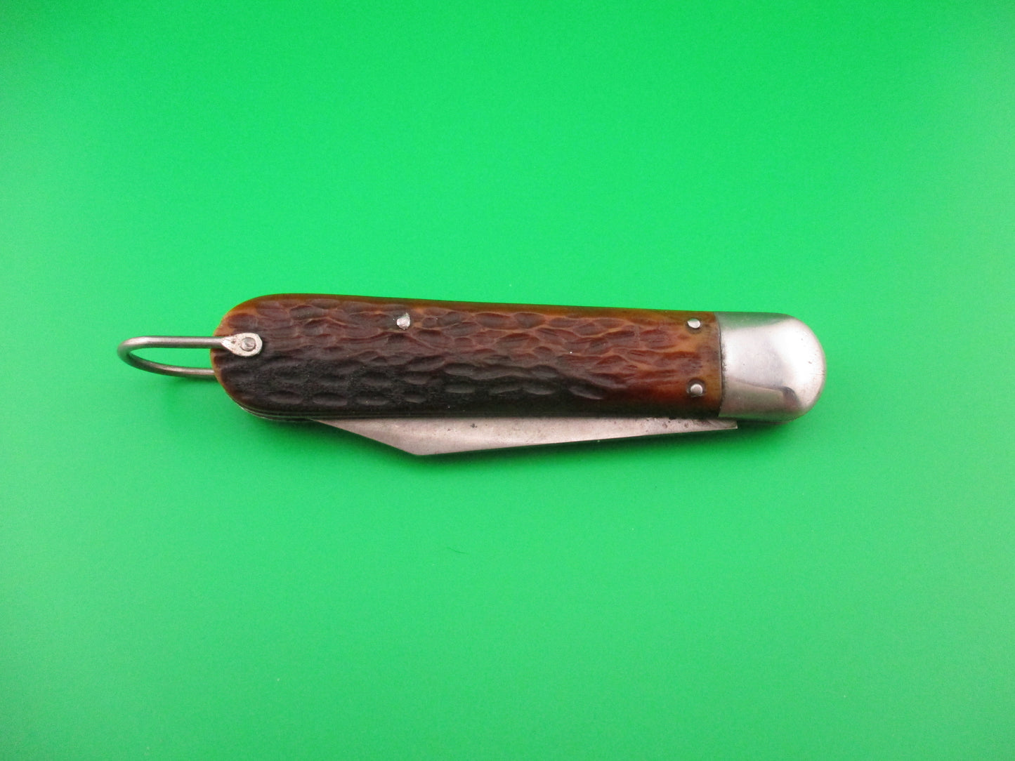 PRESTO M2 Bone WWII 1940s Geo Schrade vintage Paratrooper automatic knife