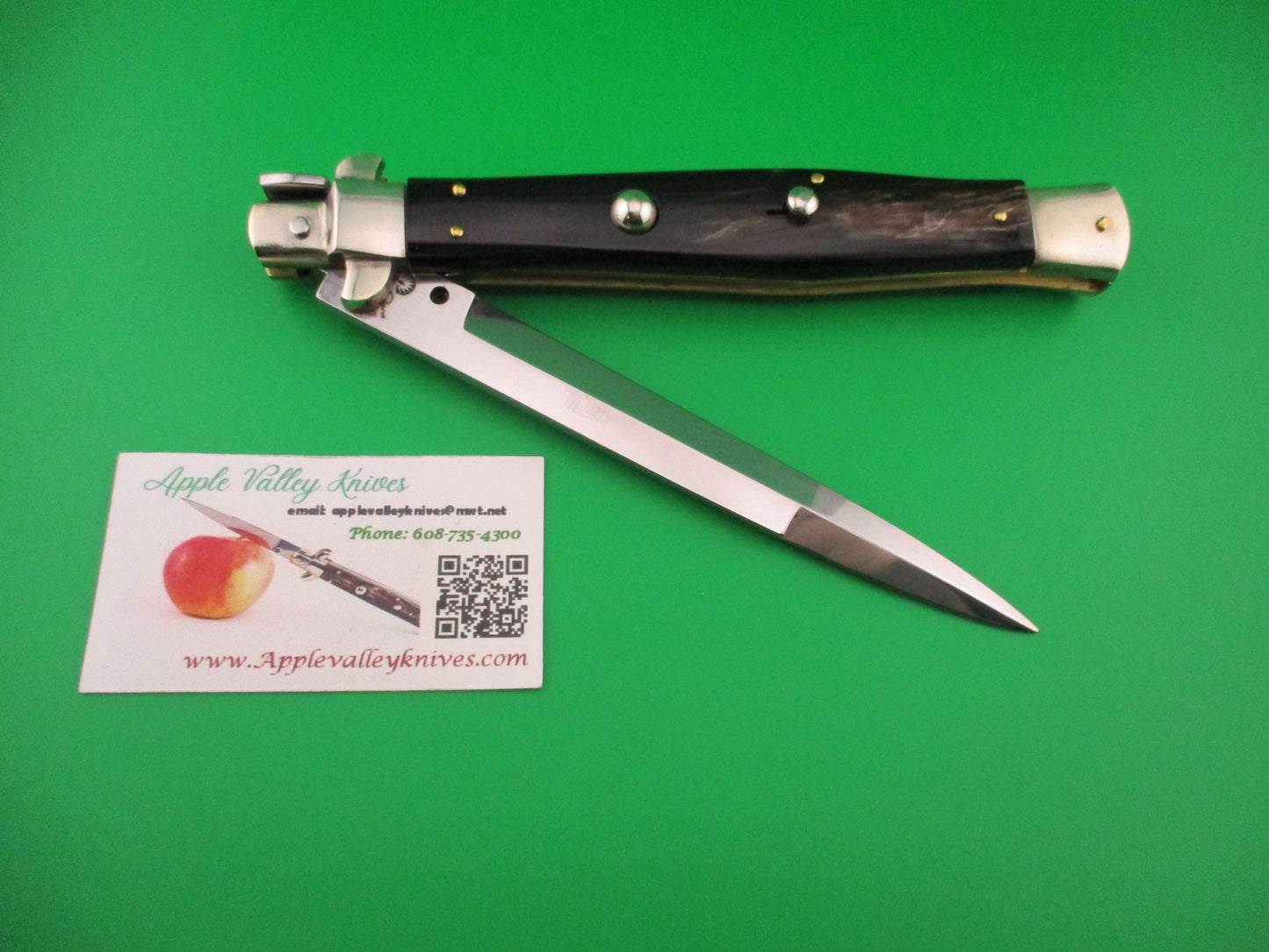 RENZO PASCOTTO Maniago Italy 35cm Italian Flatguard Picklock Wasp switchblade knife