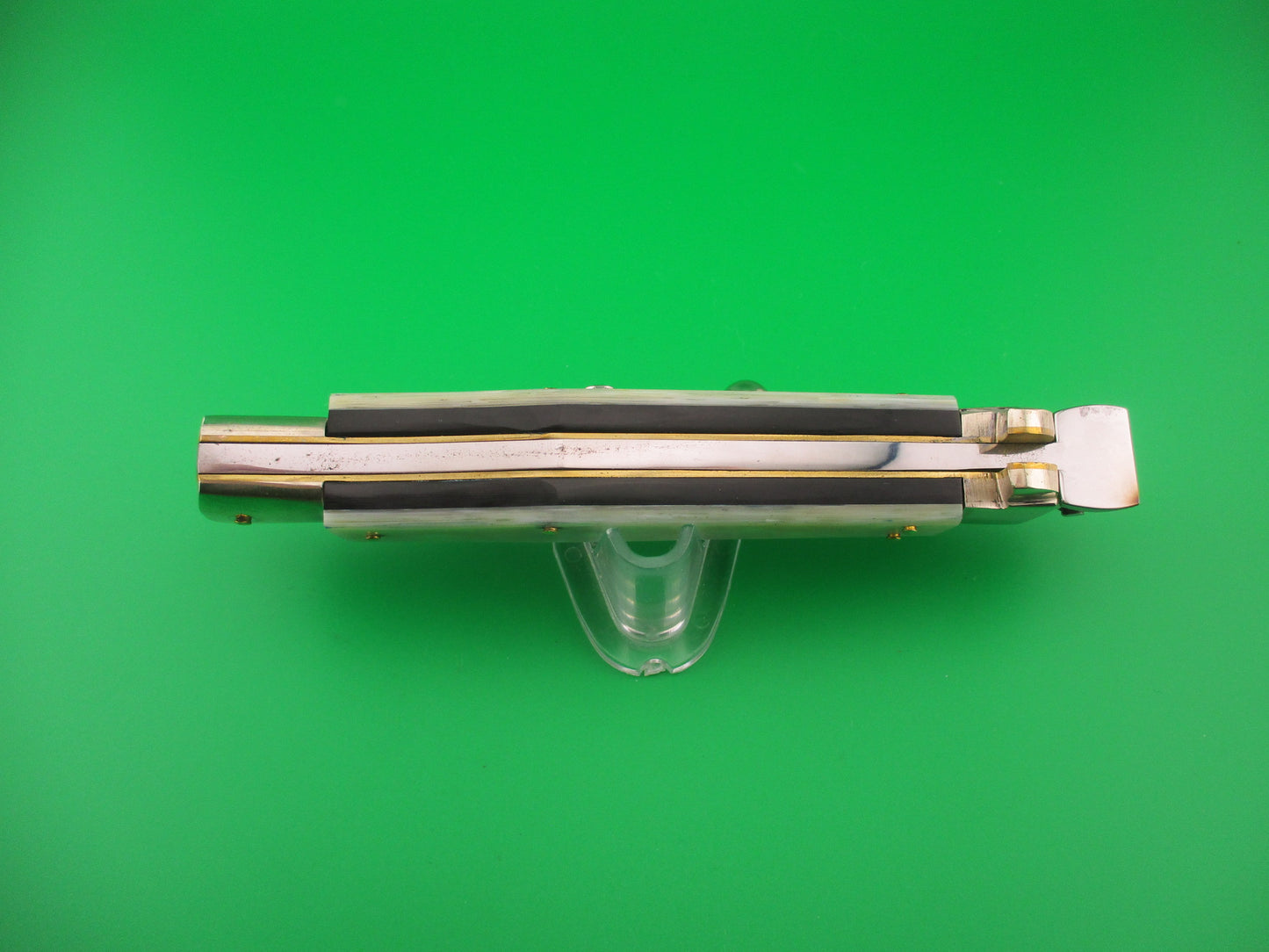 RENZO PASCOTTO 30cm Italian Picklock Wasp Body MOP 5mm back spring switchblade