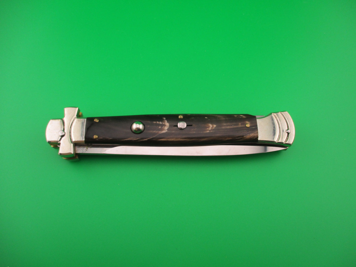 AGA CAMPOLIN 28cm Italian Maltese Dagger crossguard automatic knife 2011