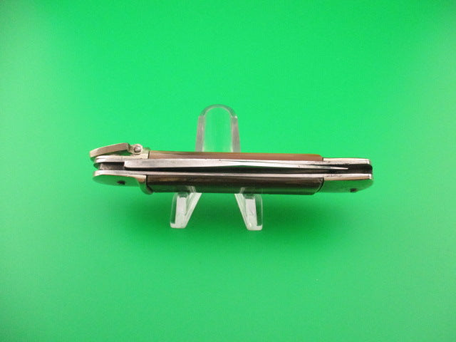 CCC GERMANY 10cm German Lever Caramel & Cream Horn Vintage automatic knife