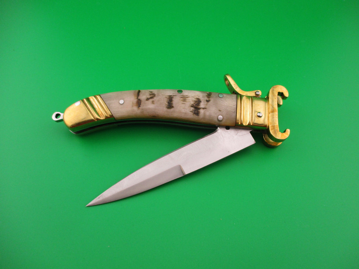 Scarperia Tonerini Style Custom 23cm Ram's horn Fulcrum Shell puller automatic