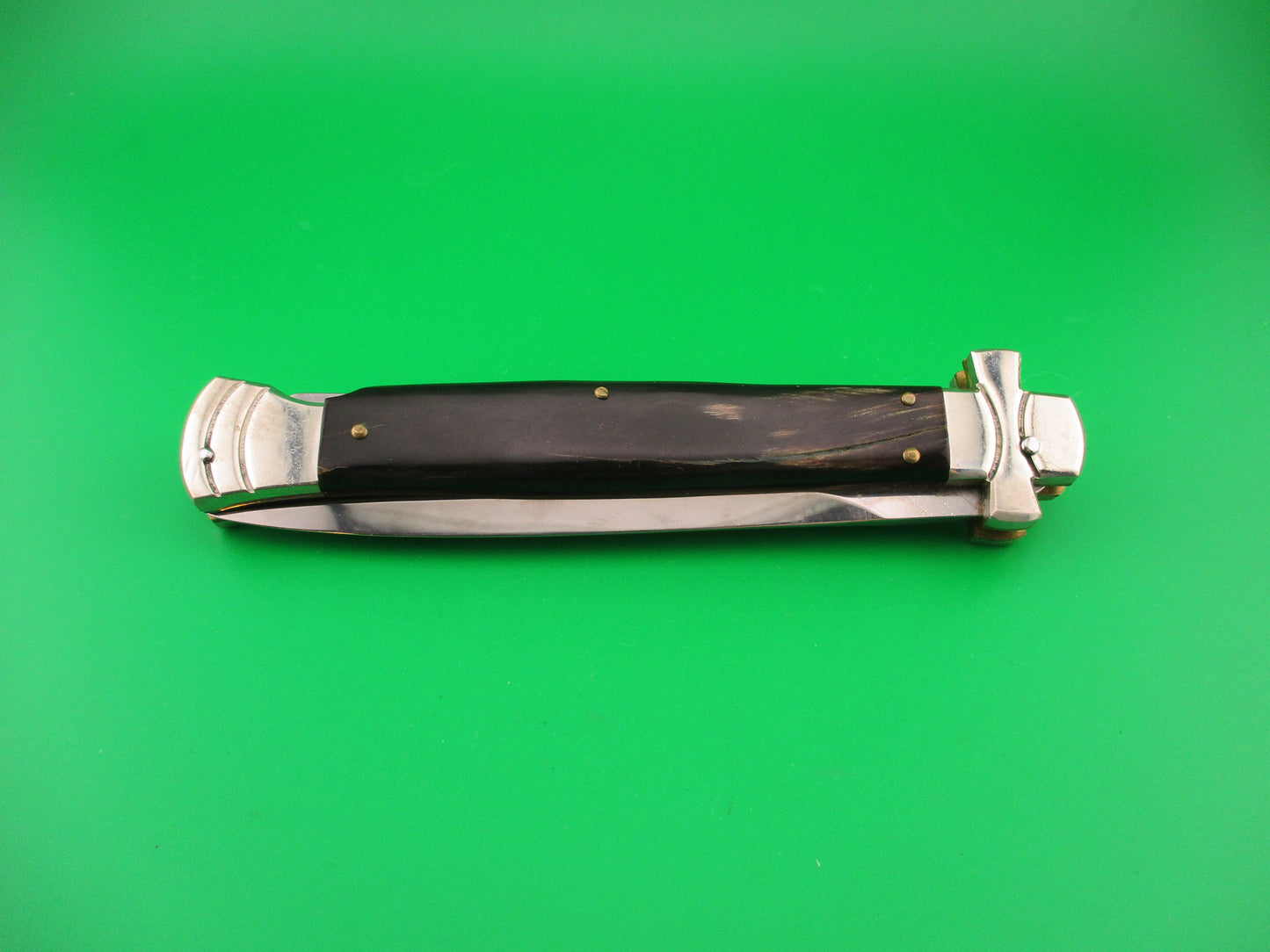 AGA CAMPOLIN 28cm Italian Maltese Dagger crossguard automatic knife 2011