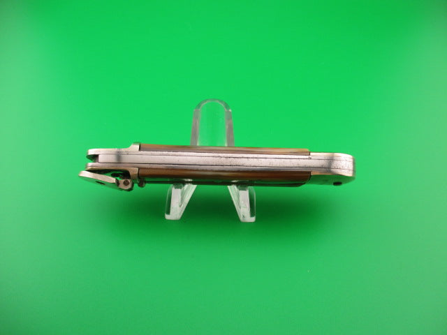 CCC GERMANY 10cm German Lever Caramel & Cream Horn Vintage automatic knife