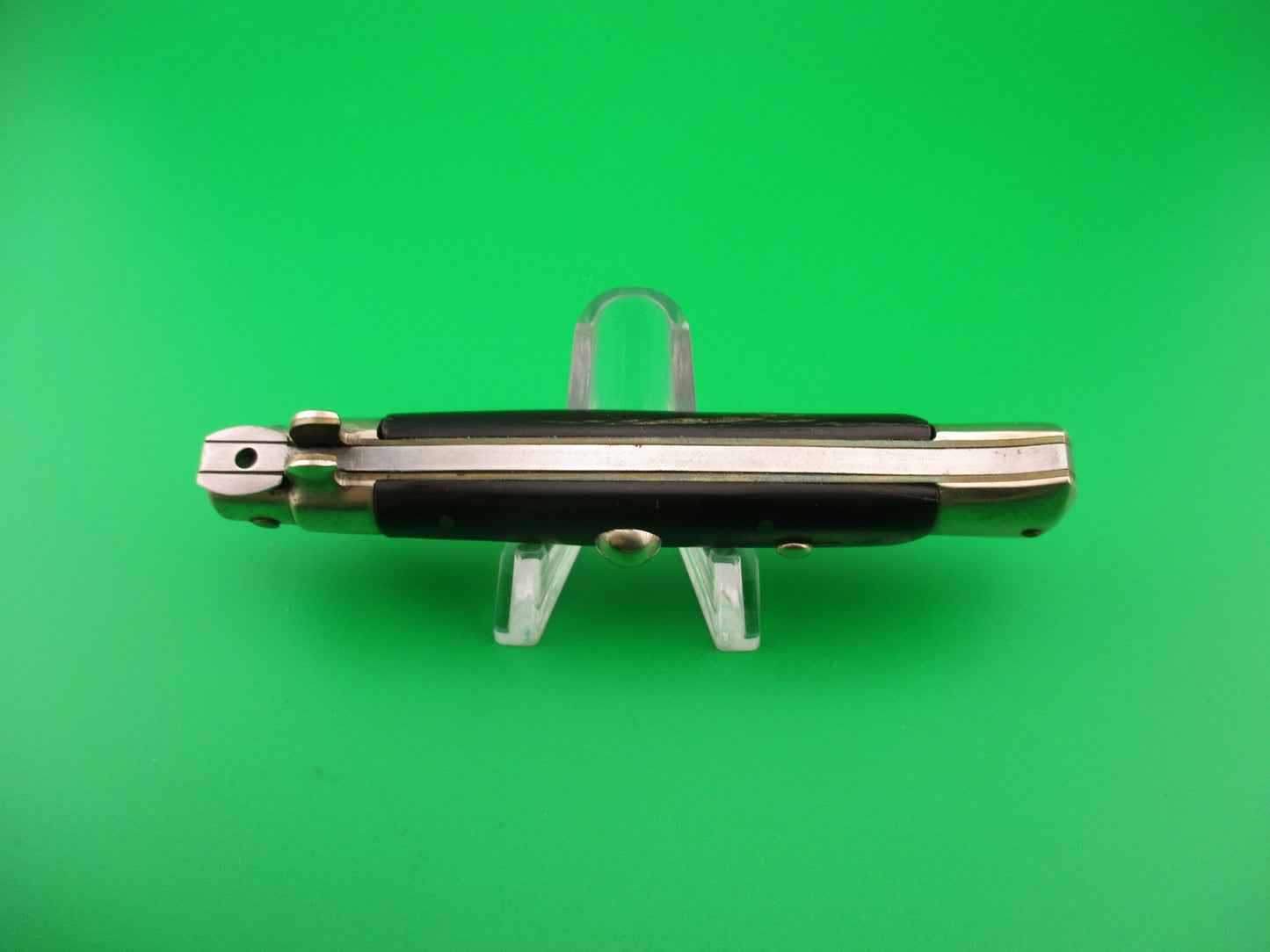 EIG CUTLERY ITALY Box stamp 21cm Italian 1950s Picklock Bayonet Vintage automatic knife