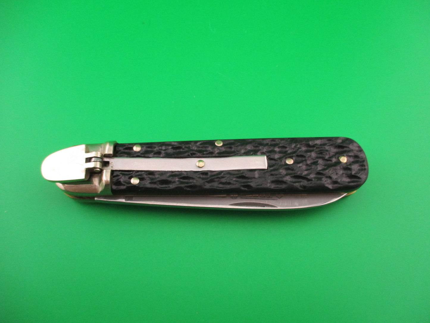 BOKER TREE BRAND CLASSIC 712 11cm German Lever automatic knife Black stag