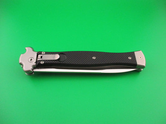 AGA CAMPOLIN ZERO 26cm Italian Inverted Lever Black automatic knife NIB