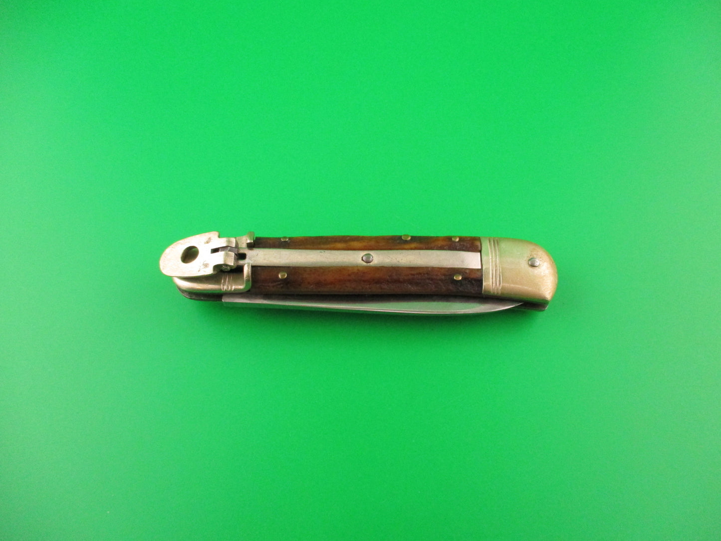 ROSTFREI KISSING CRANE 10cm German Stag Lever vintage automatic knife