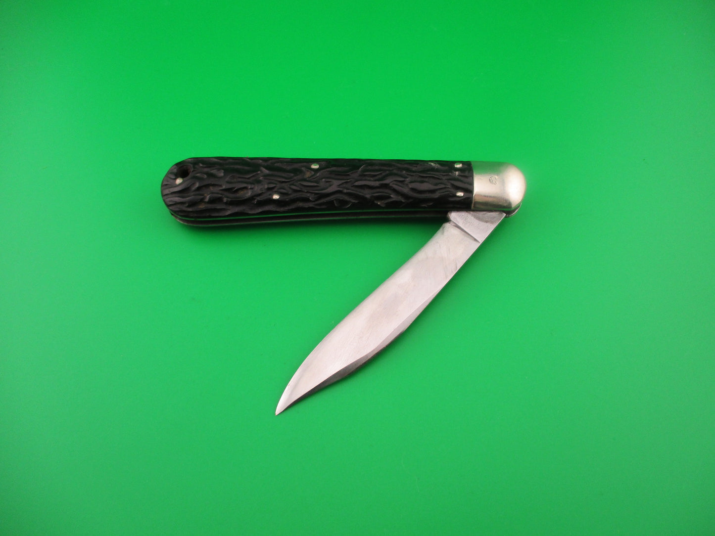 Flylock Hunter 11000 Black Wormgroove switchblade knife w/ ETCH