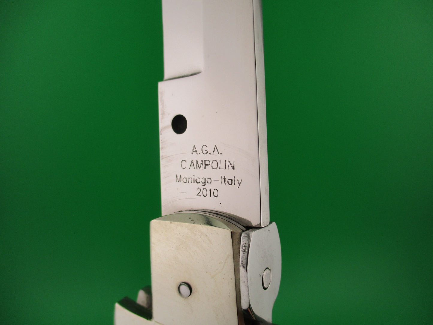 AGA CAMPOLIN DANUVIUS 40cm Italian Maltese Guard Picklock Shield button switchblade