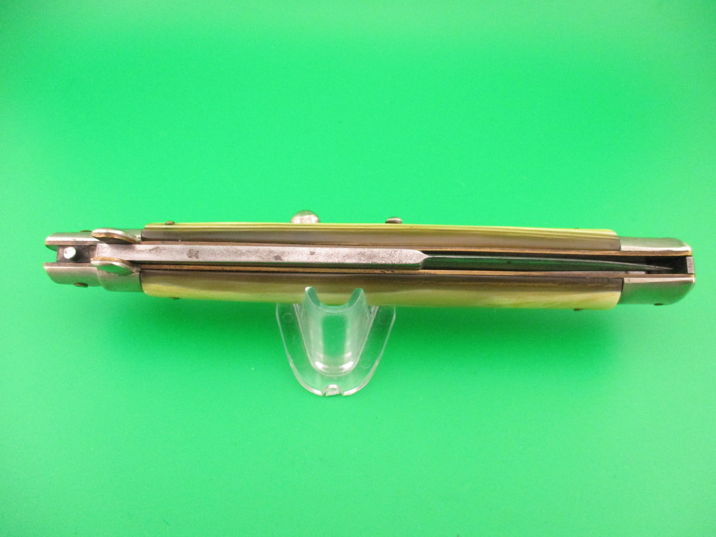 LATAMA ITALY 33cm Italian Picklock 1950s Bayonet Honey & Cream automatic knife 5mm