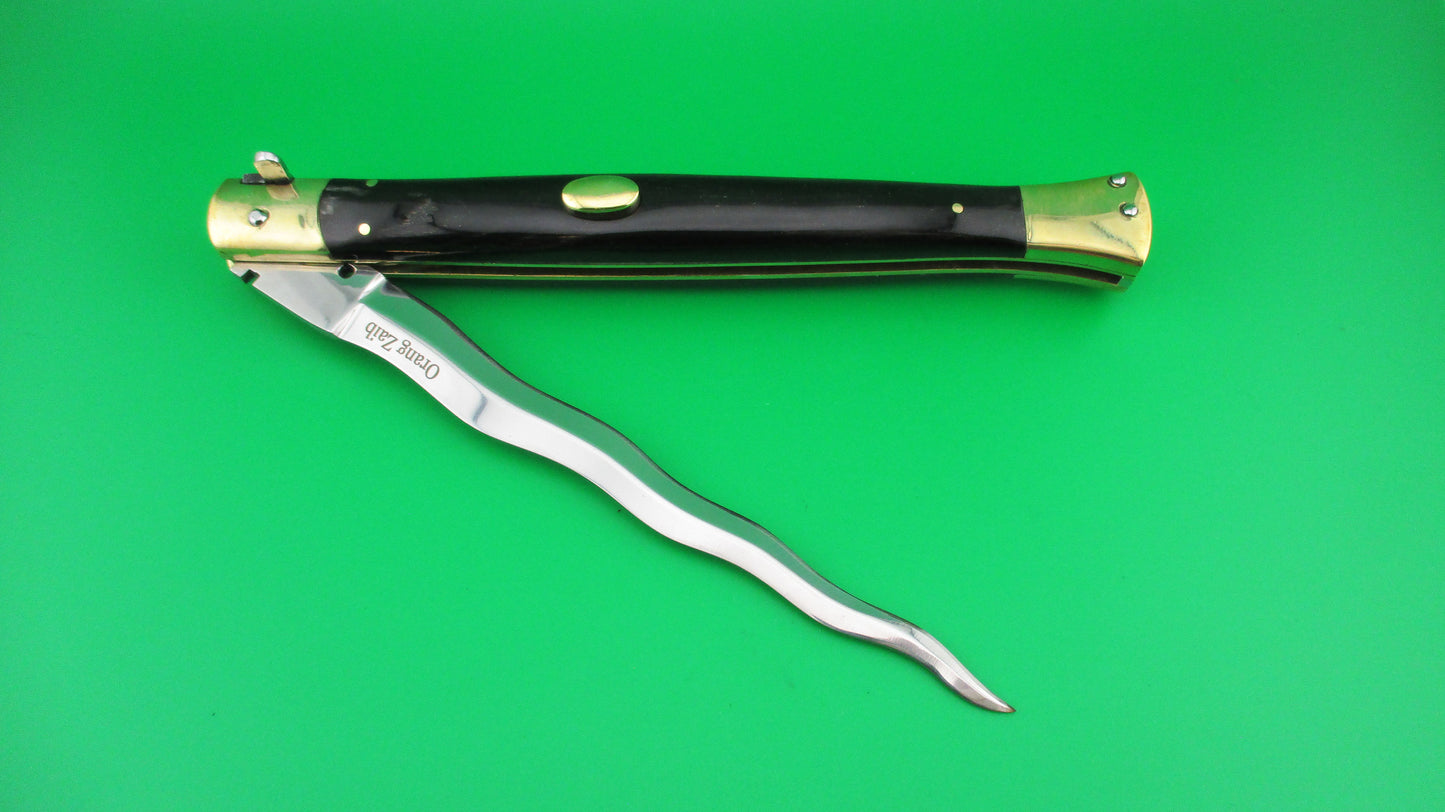 Orang Zaib 35cm Italian inspired Long KRIS picklock Wicked stiletto switchblade