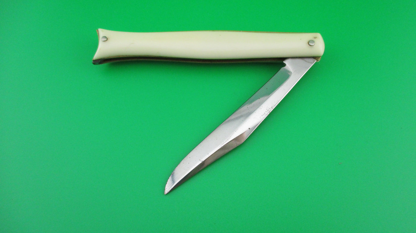 COLONIAL SHUR SNAP Fishtail White Early 2nd Gen switchblade knife