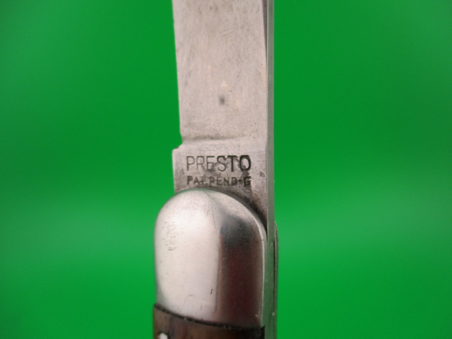 PRESTO M2 Bone WWII 1940s Geo Schrade vintage Paratrooper automatic knife