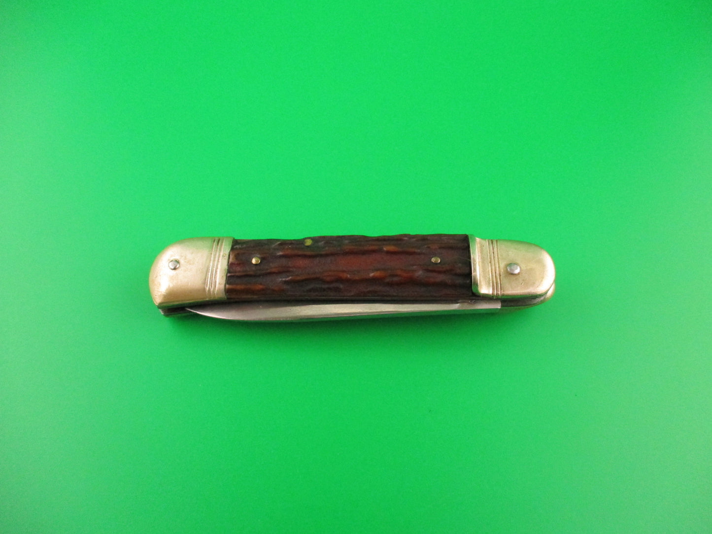 ROSTFREI KISSING CRANE 10cm German Stag Lever vintage automatic knife