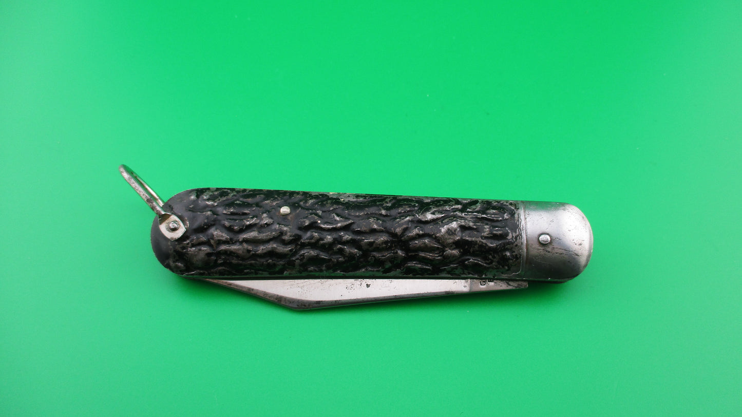 z PRESTO M2 style Scout Black metal painted vintage automatic knife