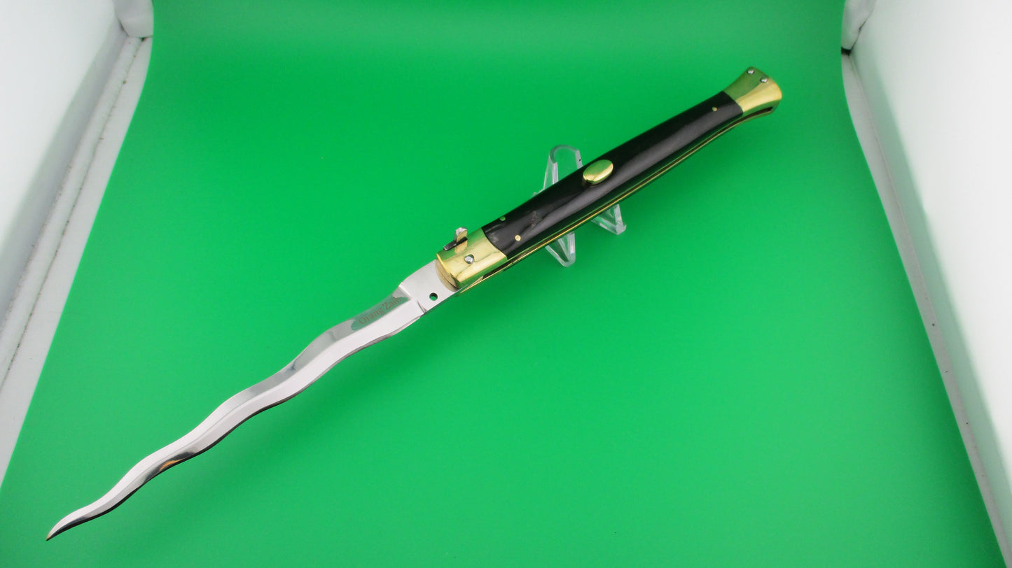 Orang Zaib 35cm Italian inspired Long KRIS picklock Wicked stiletto switchblade