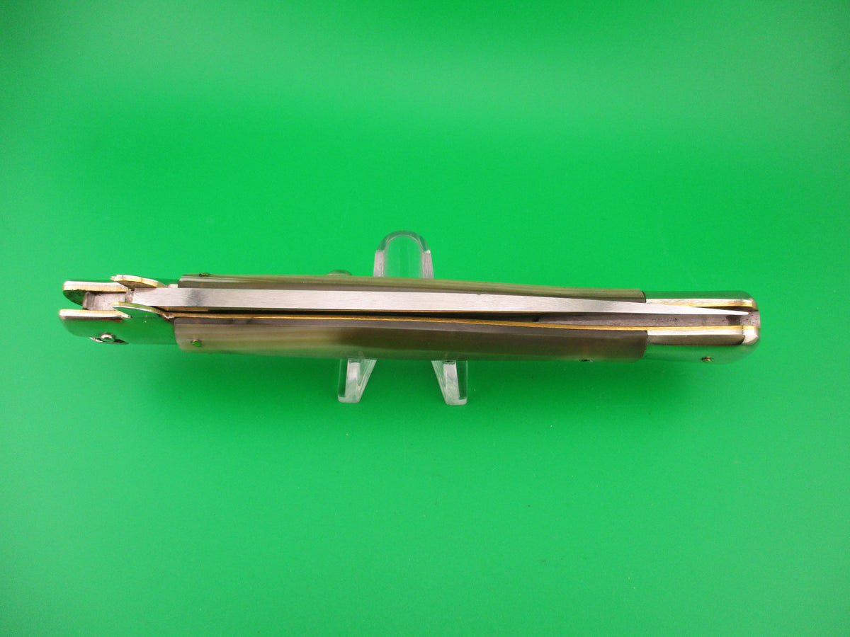 DM A.Rosa MANIAGO ITALY 33cm Italian Picklock Wasp Body Honey horn automatic knife