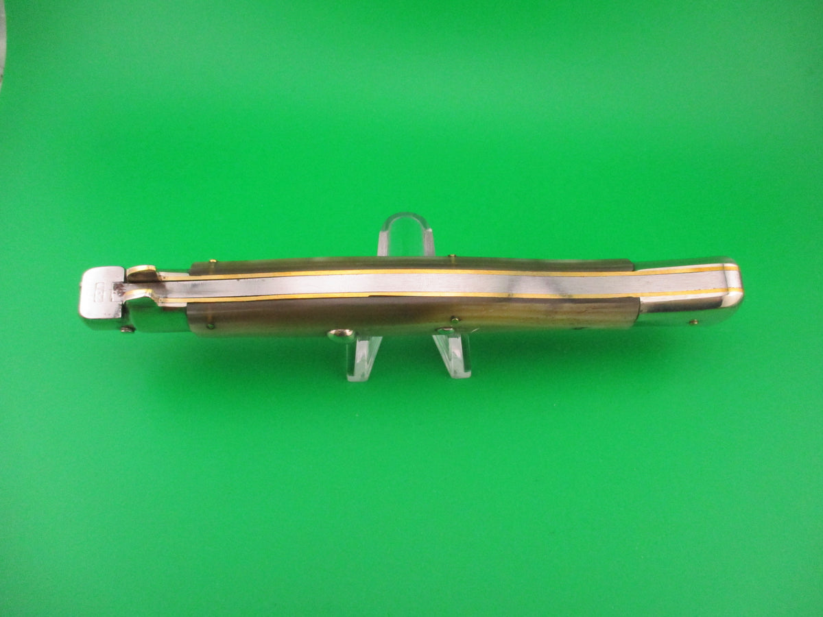 DM A.Rosa MANIAGO ITALY 33cm Italian Picklock Wasp Body Honey horn automatic knife