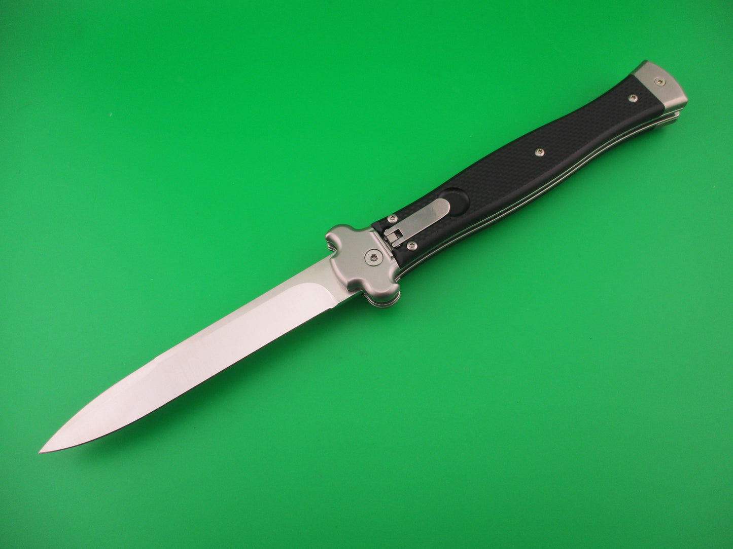 AGA CAMPOLIN ZERO 26cm Italian Inverted Lever Black automatic knife NIB