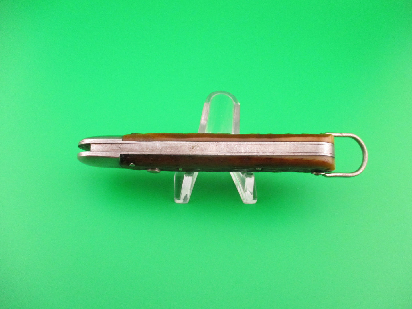PRESTO M2 Bone WWII 1940s Geo Schrade vintage Paratrooper automatic knife