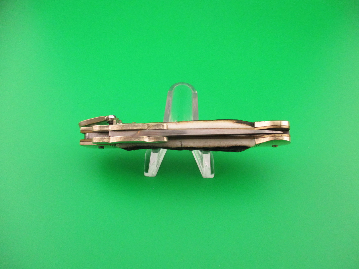 THE GUARDIAN Hubertus Solingen 18cm German Stag swing guard Dagger switchblade