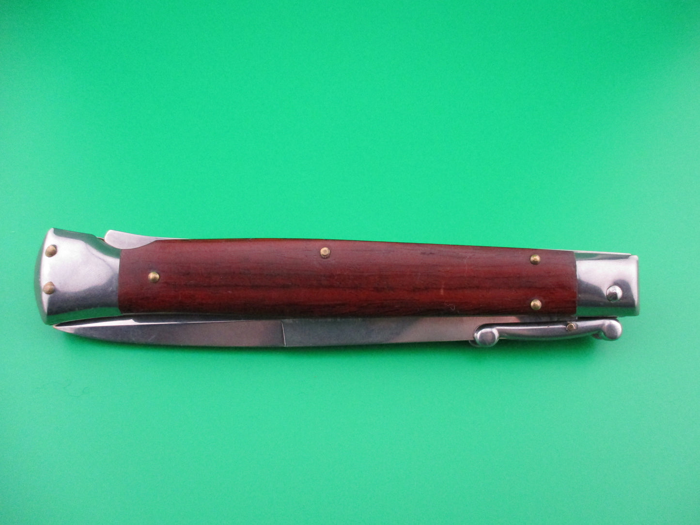 Italian Frank B 11 inch Swing guard Cocobolo automatic knife