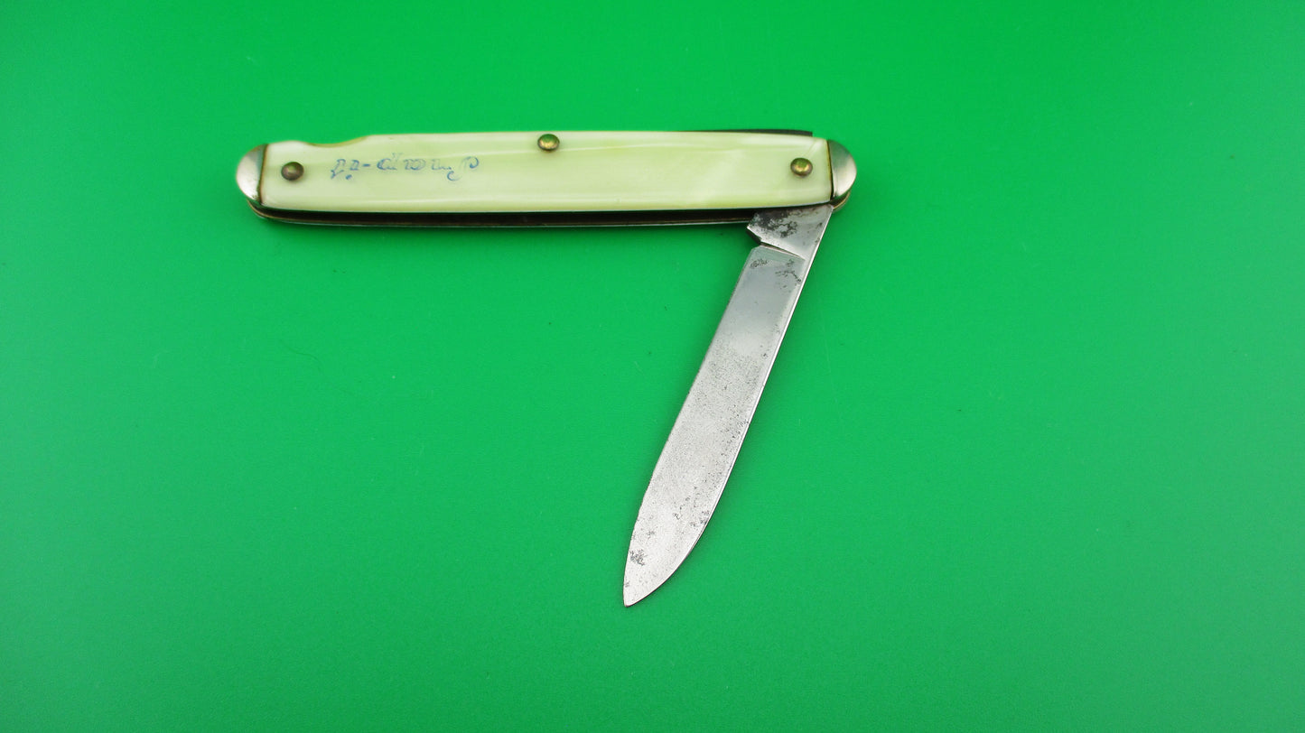 z Rare CAMCO Snap-it Vintage Camillus Backspring release automatic knife from 1940s