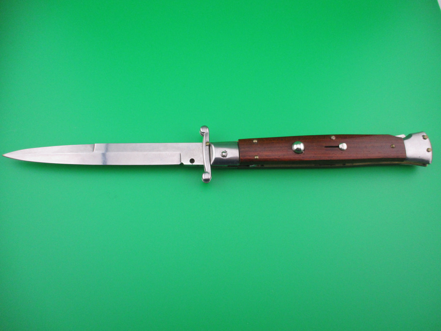 Italian Frank B 11 inch Swing guard Cocobolo automatic knife